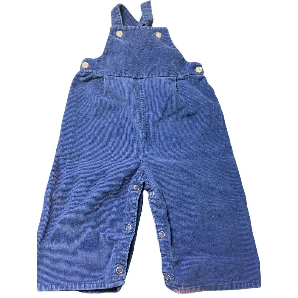 Vintage Toddletime JcPenney Blue Corduroy overalls Size 1 1/2